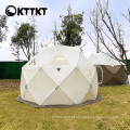 6,4 kg de tenda da família de trekking de acampamento branco